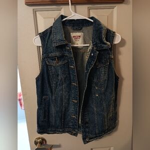 Mossimo Supply Co. - Women's Classic Blue Denim Vest - Sz M